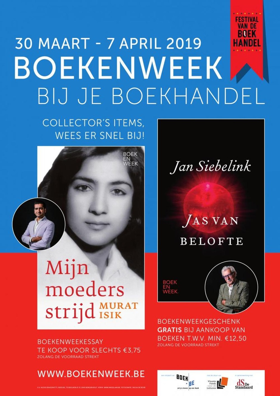 Vlaamse Boekenweek start later dan Nederlandse